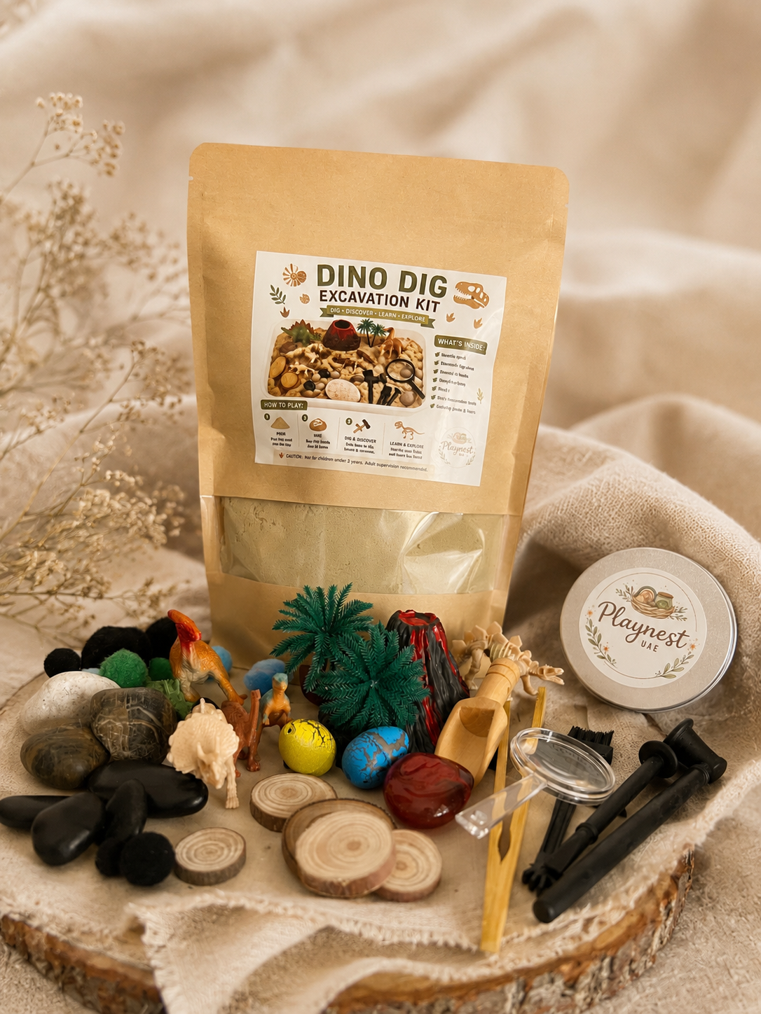 Dino Dig Excavation Sensory Box